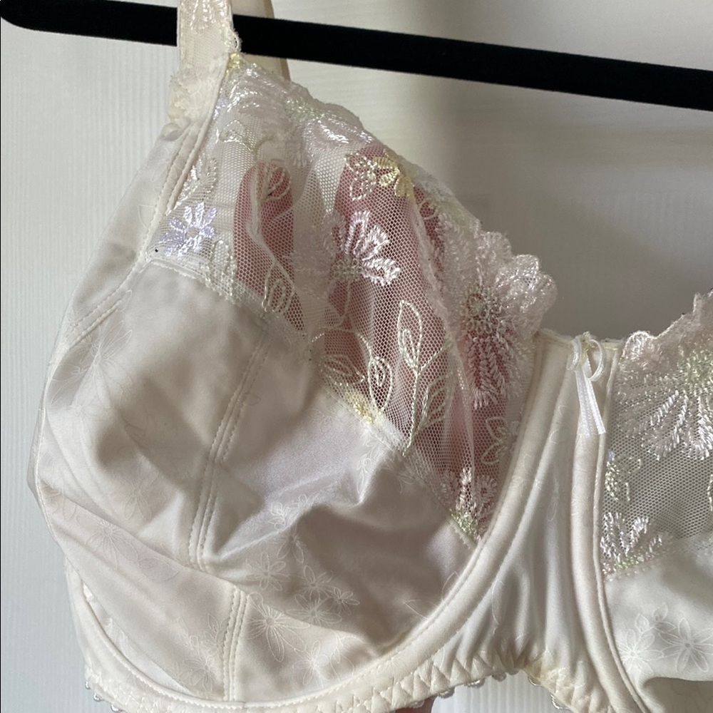 Prima Donna Cream and Yellow Lace Bra 36G - Picture 6 of 6
